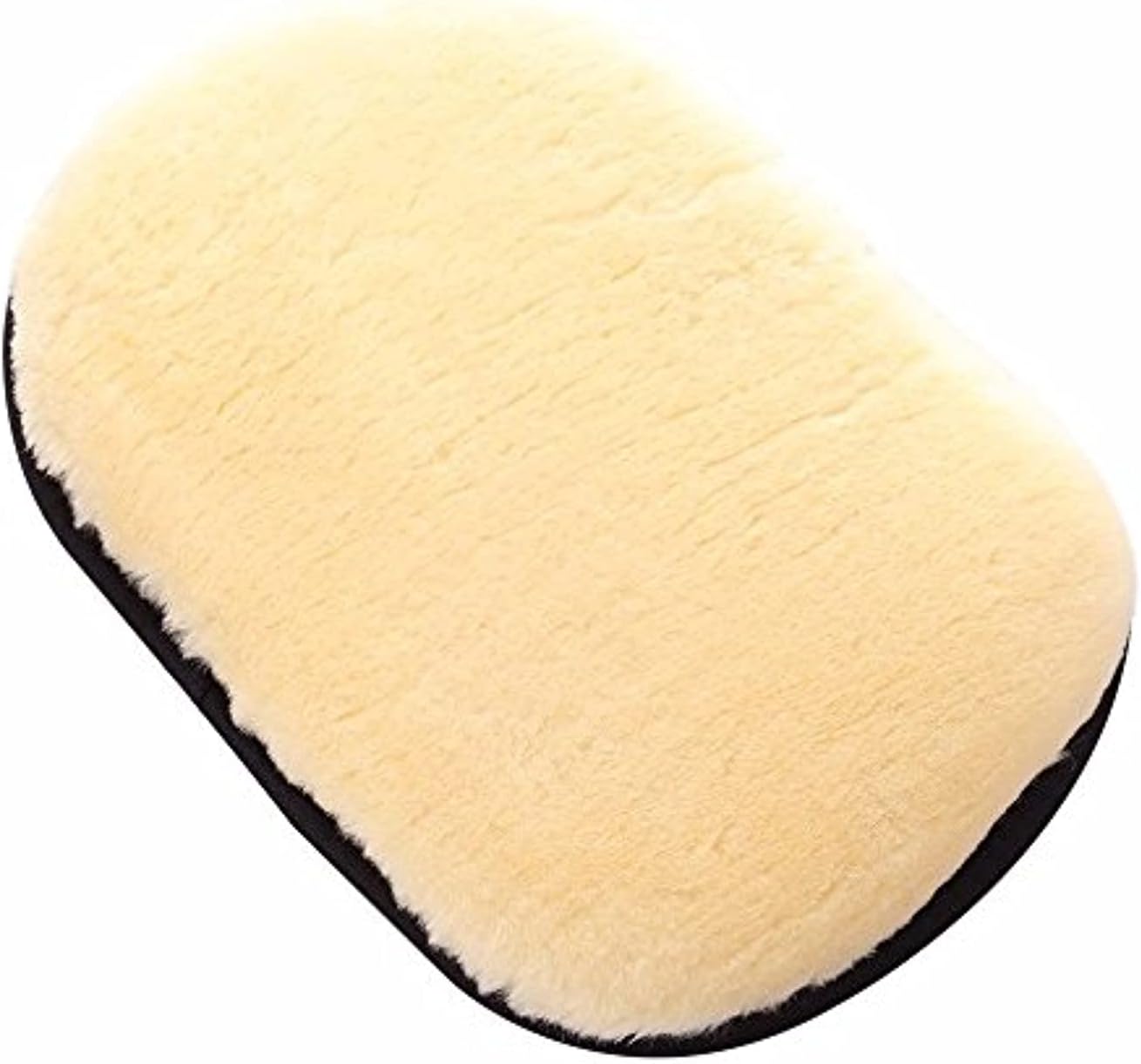 Lambs Wool Car Wash Mitt, Short Pile Mitt Soft Smooth Scratch & Lint Free Scrubber High Density Car Wash Detailing Mitt Wool Glove for Car Truck Motorcycle Detail Home Office Glass
