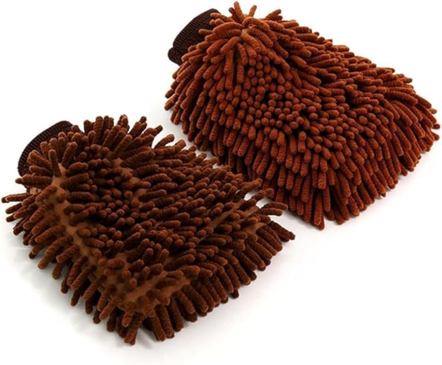 2 Pcs Microfiber Wash Glove, Chenille Car Cleaning Mitt for Superior Cleaning Results