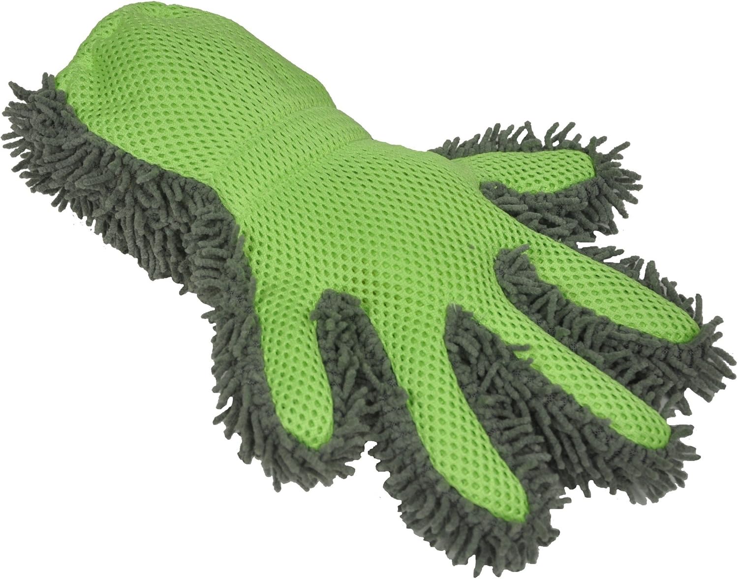 Double-Sided Microfiber Car Detailing Glove for Interior & Exterior, Knobby for Dusting, Smooth for Scrubbing, Non-Abrasive, Durable, Safe on Paint, Great for Hard-to-Reach Areas